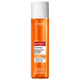 L'Oréal Paris - Gentle Exfoliator - Pore-Reducing - Vitamin C Enriched Formula - Tightens Pores and Brightens Complexion - All Skin Types - Revitalift - 180ml