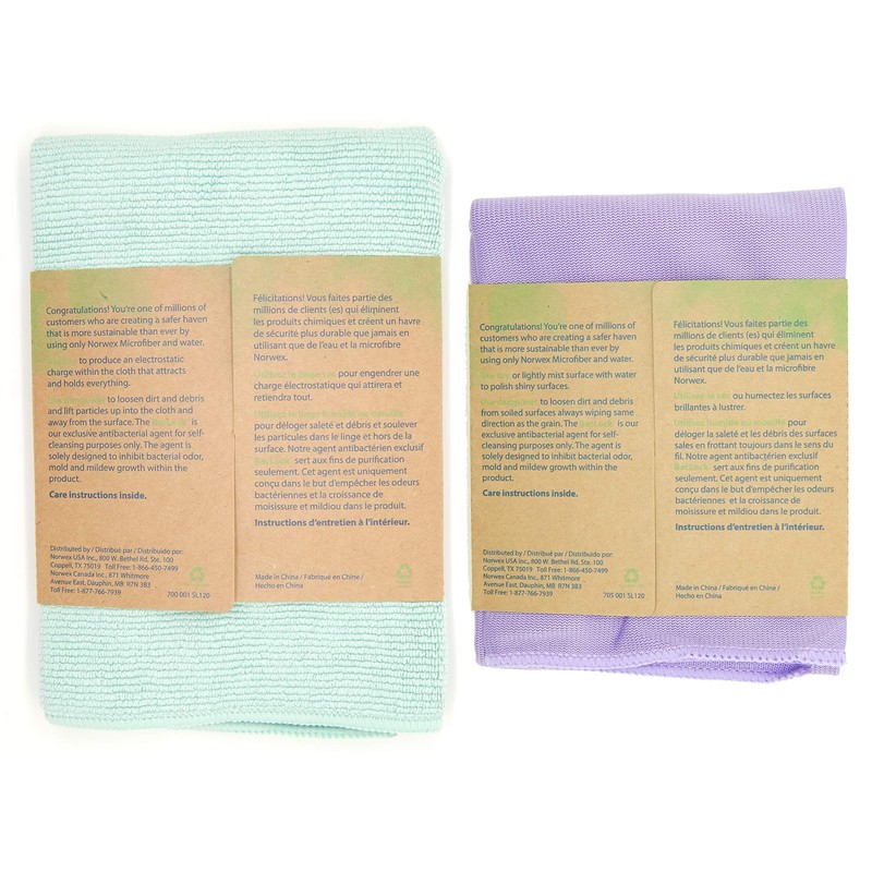 Norwex Basic Package - Microfiber - Glass Window Cleaning Cloth