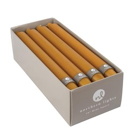 Northern Lights Candles - 10" 12pk Tapers - Caramel - 76600