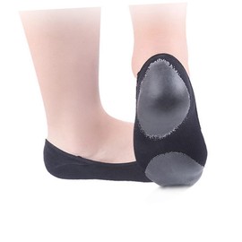 VICASKY 1pair Moisturizing Gel Socks for Women Breathable Low-cut Ankle Foot Care Anti-crack Elastic Wear-resistant Design for Daily Use Black