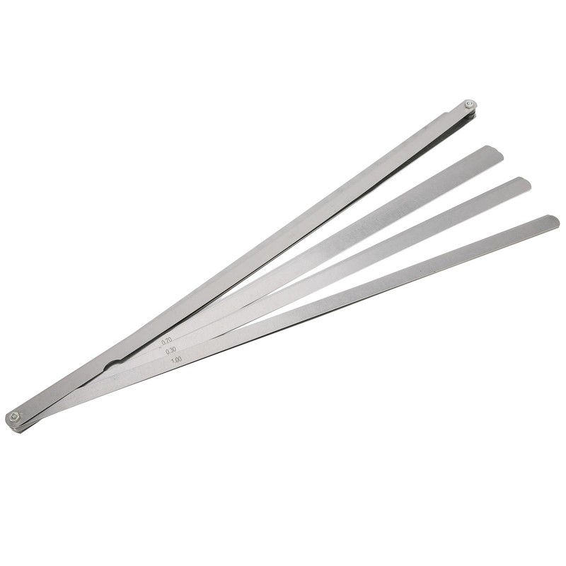 Portable 20 Blades Feeler Metric Thickness Gauge Stainless Steel 500mm