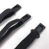 SYBL 10PCS Black Bow Tie Extender Straps Adjustable Elastic Pre-Tied