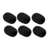 Headset Incom, Microphone Sponge, Noise Prevention, Microphone Cover, Black Windshield,