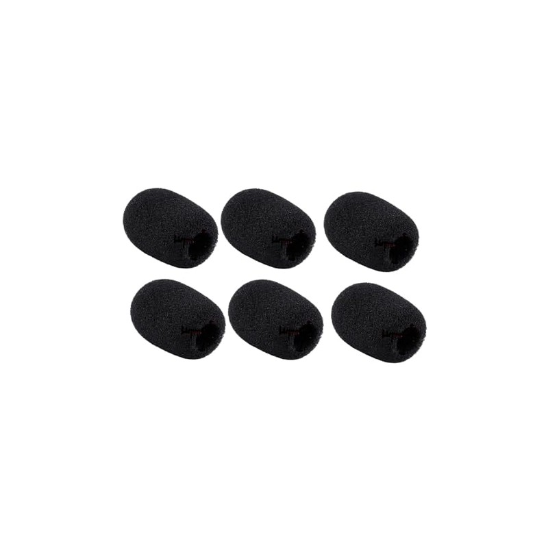 Headset Incom, Microphone Sponge, Noise Prevention, Microphone Cover, Black Windshield,