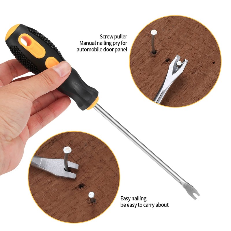 Pack of 3 Staple Remover with Tack Puller Tool, Upholstery