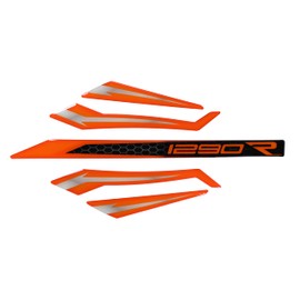 Tankpad Graphics Kit Compatible with KTM 1290 Super Duke R Orange Silver X550150