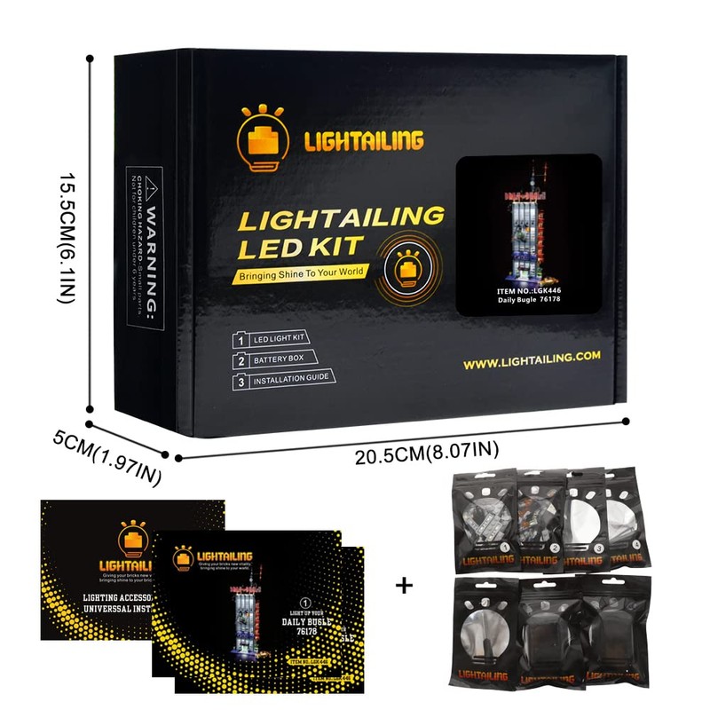 LIGHTAILING Light Set for Daily Bugle Building Blocks Model -