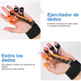 Fortalecedor de Agarre,3 en 1 Ejercitador de Antebrazo Set,con Contador,Ejercitador de Mano,Hand Grip Ajustable,Kit de Entrenamiento para Ejercicio Mano,para El Tratamiento y Recuperación de Dedos