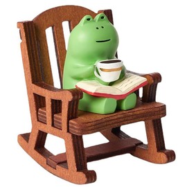 Cute Desk Accessories,Miniature Frog Figurine,Cute Frog Decor,Small Garden Statue,Funny Creative Resin Ornament,for Home Decor, Party Decor, Office, Desk, Bathroom Decoration,Shelf, Table, Garden