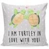 Mr. & Mrs. Panda Seat Cushion Turtles Couple Gift Sofa Cushion 40 x 40 cm Sofa Cushion Wife Love Gift Proof of Love Pillow
