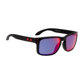 Oakley Holbrook Sunglasses Matte Black With Positive Red iridium Lens