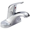 Delta Foundations Centerset Chrome Bathroom Faucet, 4 Inch 3 Hole