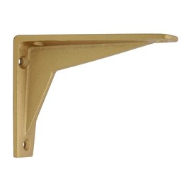 RCH Hardware BK-IR8208-101 Iron Herring Shelf Bracket, 4 Inch, Brass Plated
