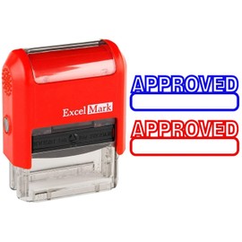 ExcelMark Self-Inking Rubber Office Stamp - Approved