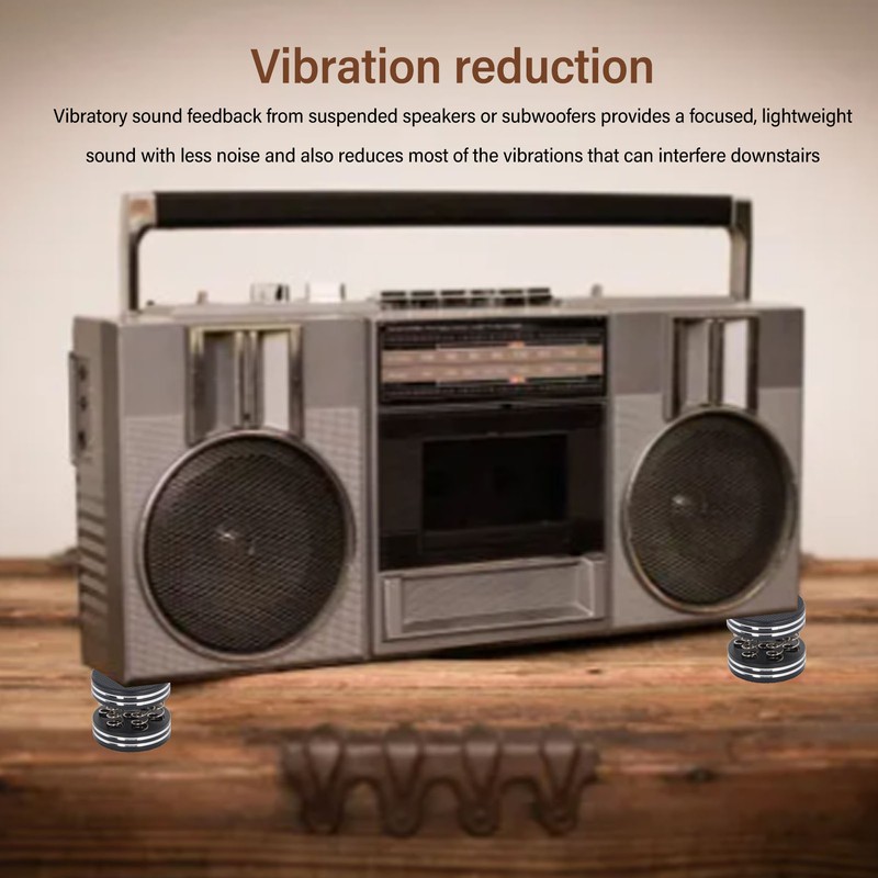 4pcs Spring Speaker Isolation Feet HiFi Speaker Isolation Stand Feet