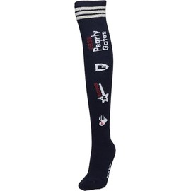 Parly Gates 053-5186110 Women's Knee High Socks (New History Logo Pattern) / Golf Socks, navy (120_navy)