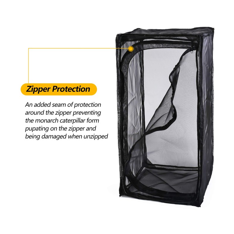 30" Heavy Duty Monarch Butterfly Habitat, Outdoor Collapsible Insect Mesh