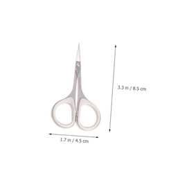 3pcs Stainless Steel Eyebrow and Nose Hair Scissors Set Precision Trimmer for Men and Women for Grooming and Beauty Care