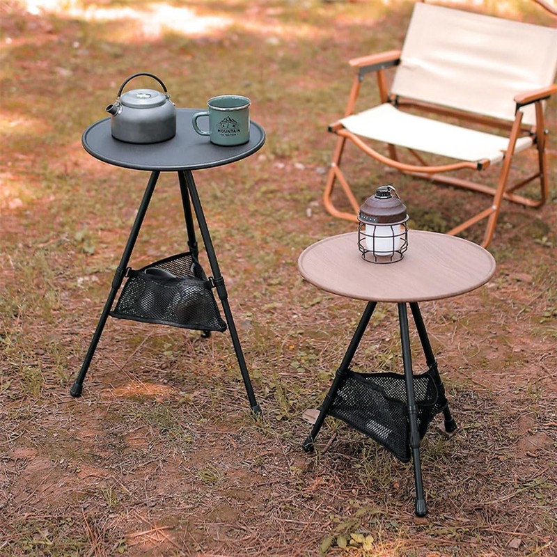 BININBOX Small Portable Outdoor Folding Table with Carry Bag, Height