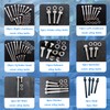 BIGLKNM Cylinder Head Studs Kit & Engine Bolt Screw Kit