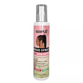 GOIPLE Braid Spray - Rose Water / Locks, Twist 6.8oz (200ml)