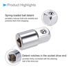 CoCud Socket Adapter, 1/4" Female to 3/8" Male CR-V Steel