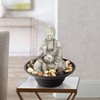 Sitting Buddha 10" High Small Zen Asian Indoor Outdoor Decor