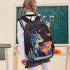 Dragon Backpack for Boys Girls,Crescent Moon Star Dragon Backpack Students