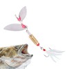 Spinnerbait Fishing Lures | Sequin Lure Jig Feather Treble Hook