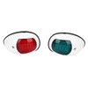 Kuuleyn Marine Navigation Light, 2-Piece Signal Lamp, Red, Green, Waterproof