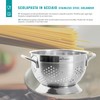 INOXPRAN - Stainless Steel Strainer - Professional Strainer with Handles