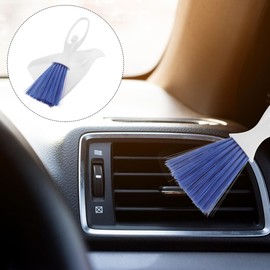 Cepillo De Limpieza Interior De Coche Plumero para Interior De Coche con Cerdas Suaves Y Mango Largo para Tablero Ventilas Y Ranuras 8.66X3.14X1.18In