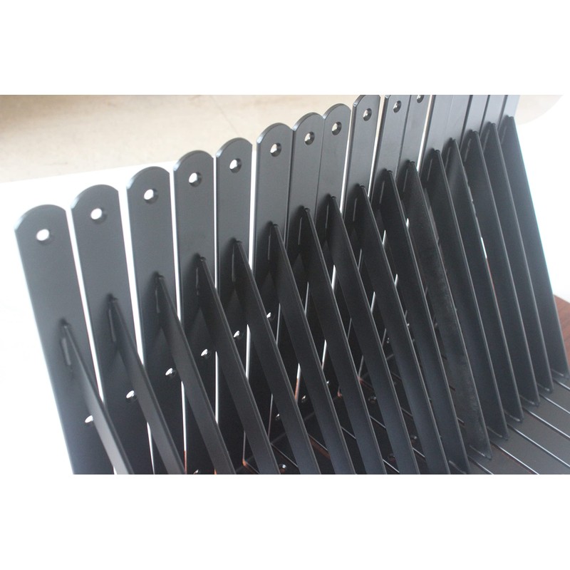 20 Pack L11" x H 8" Black Heavy Duty Shelf