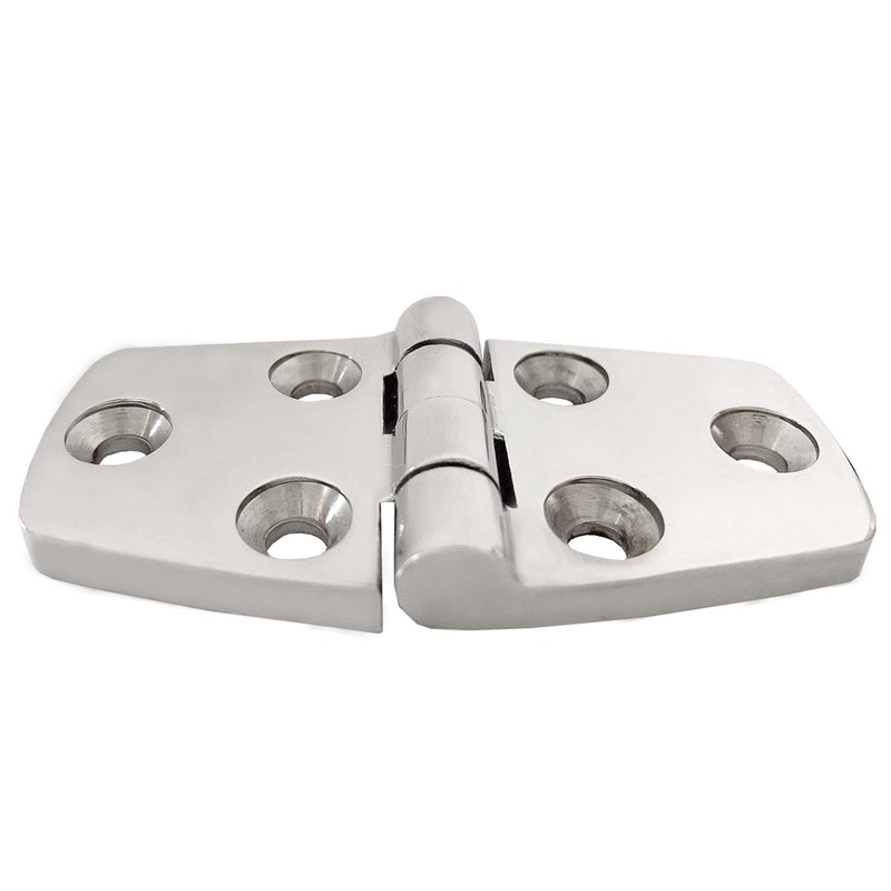 SMART MARINE 2Pcs Deck Door Hinges 3'x1.5'(76mm X 38mm) 316