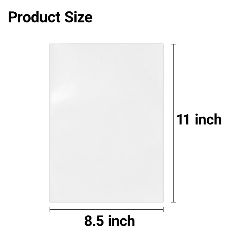 100 Pcs Heavy Duty Freezer Paper for Quilting 8.5 x