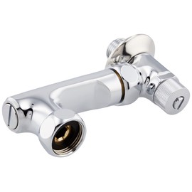 Kakudai 0103Q/100 Crank Thermostat, Single Lever, 2-Handle Mixing Plug, Avoiding Obstacles, Length 3.9 inches (100 mm), Mounting Screw G3/4