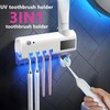 UV Toothbrush Sterilizer & Holder with Auto Shutoff - 2025