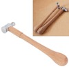 Mini Hammer High Carbon Steel Round Head Ergonomic Wooden Handle