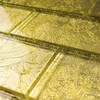 TGKG-01 Gold 2x4 Glass Mosaic Tile Sheet Subway Tile -Kitchen