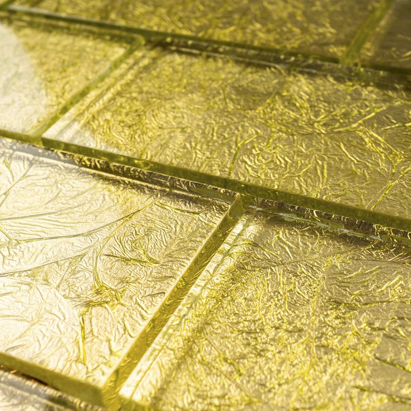 TGKG-01 Gold 2x4 Glass Mosaic Tile Sheet Subway Tile -Kitchen
