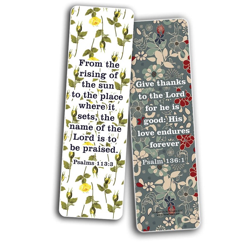 NewEights Christian Religious Novelty Theme Bookmarks (2-Sets X 6 Cards)