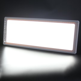 Facon 16.7 in LED RV Slim Panel Light with Dimmer Switch, 15W, 1000 Lumens, 12V-24V DC, 3 Color: 3000K/4000K/6000K, LED Interior Light for RV Camper Trailer Motorhome