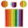 Rainbow Multiplication Board Times Table Games 9x9 Times Table Tray