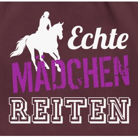 Shirtracer - Gym Bag Backpack - Horses and Accessories - Real Girls Riding - Gift Rider Horse Gifts Riding, 11 Bordeaux red, Unit size