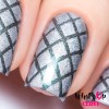 Whats Up Nails Diamond Pattern Stencils for Nails, Nail Stickers,