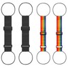 Add-A-Bag Luggage Straps 4 Pack, Adjustable Elastic Bungee Travel Suitcase