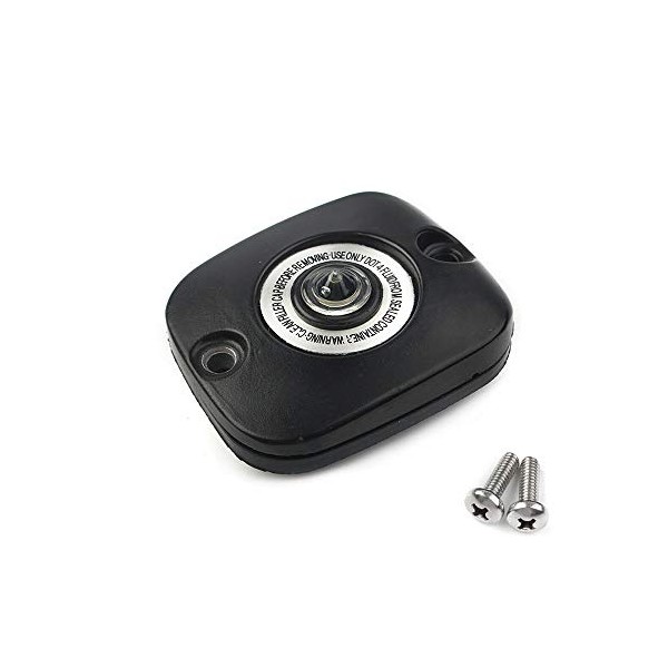 Black Front Brake Master Cylinder Cover Cap Aftermarket Part For