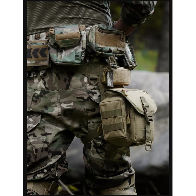 Mack222 Mochila Piernera Táctico Militar Aire Libre Práctica