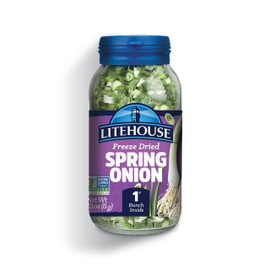 LITEHOUSE Litehouse Freeze Dried Spring Onion - Fresh Spring Onion, 1 Bunch Inside, Fresh Taste, Gluten Free, Keto Friendly, No Refrigeration - 0.23 Ounce