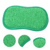 Baluue 2sets Convenient Scrub Sponge Compact Dish Sponges Yellow Cleaning